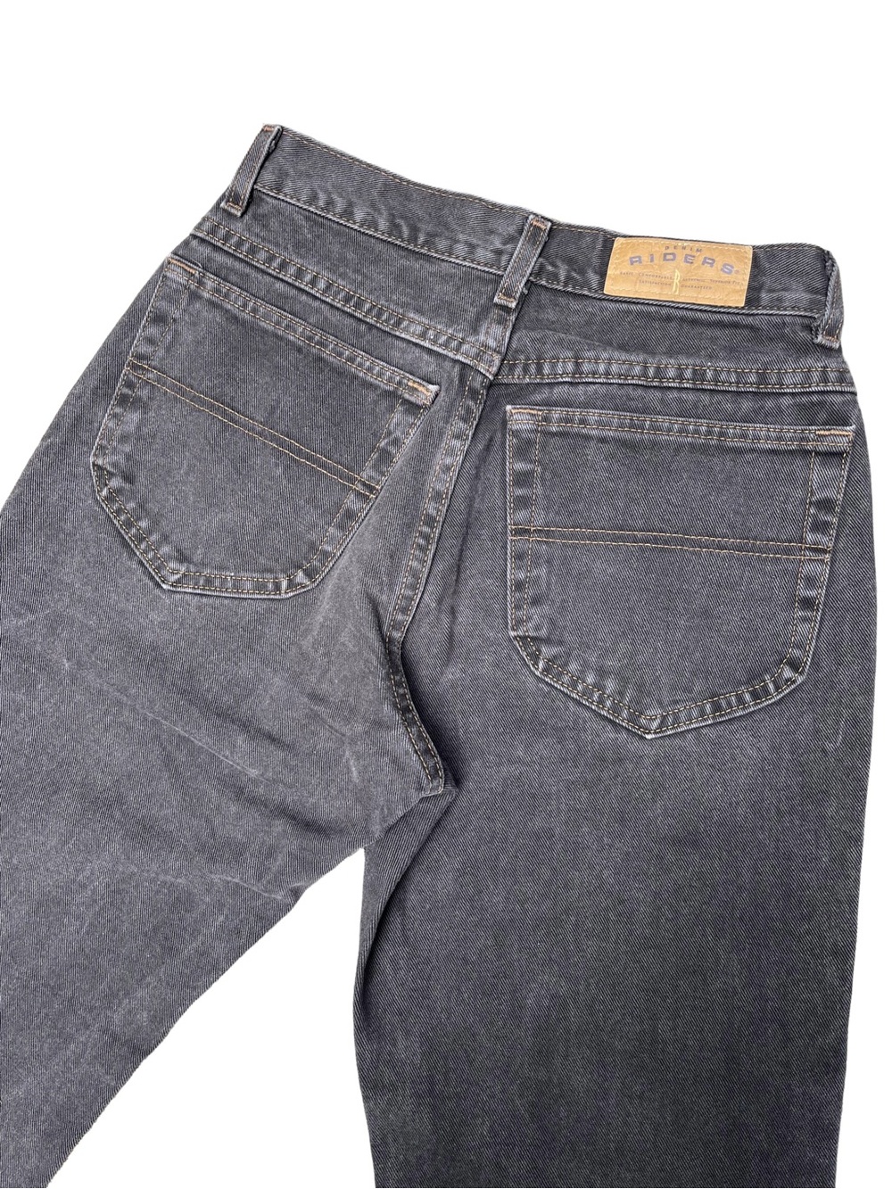 Vintage 1997 Lee Riders Black Mom Jeans USA Made 28W